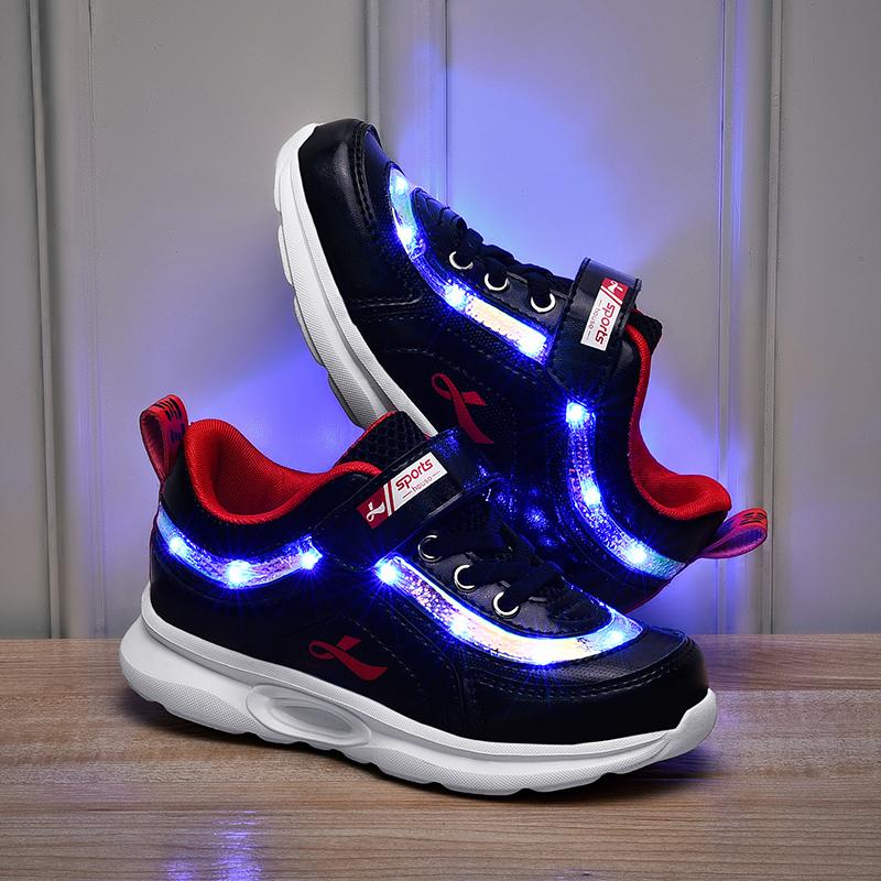 Light Up Shoes Rechargable Led - kids