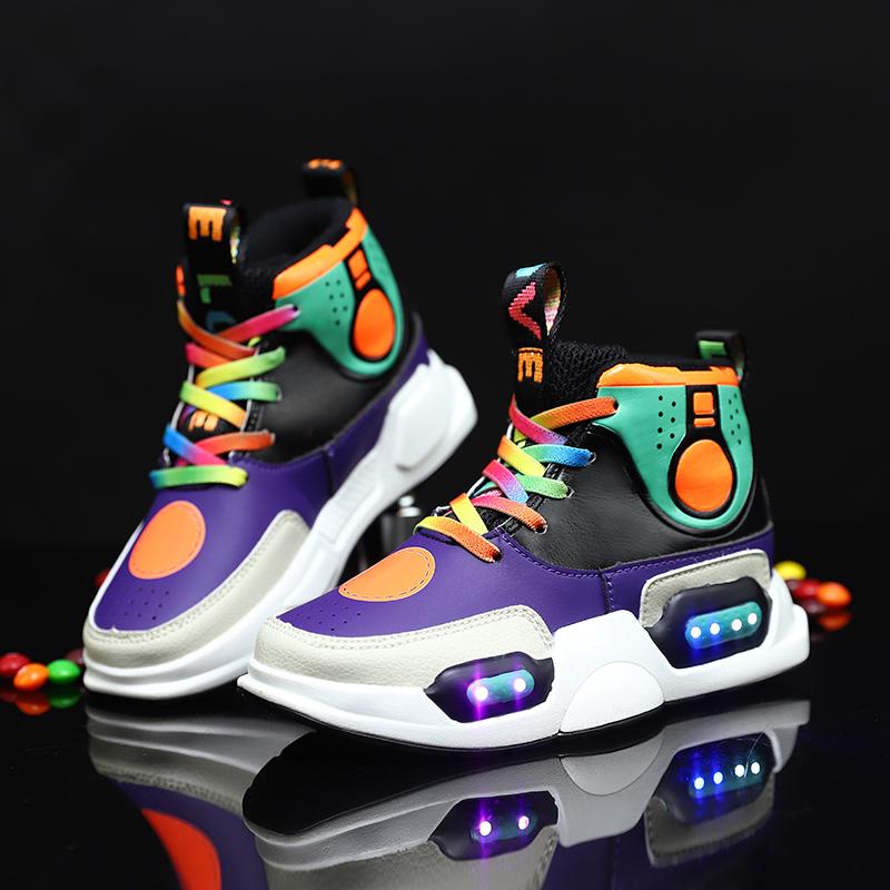LED Light Up Low Top Sneakers - kids