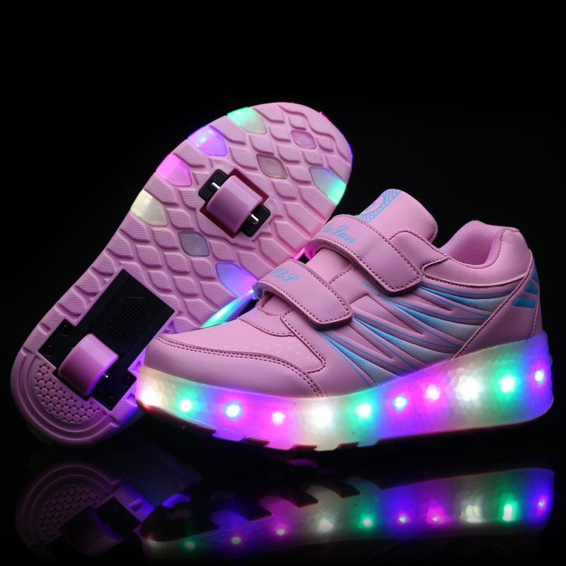 LED Light Wheel Shoes - kids