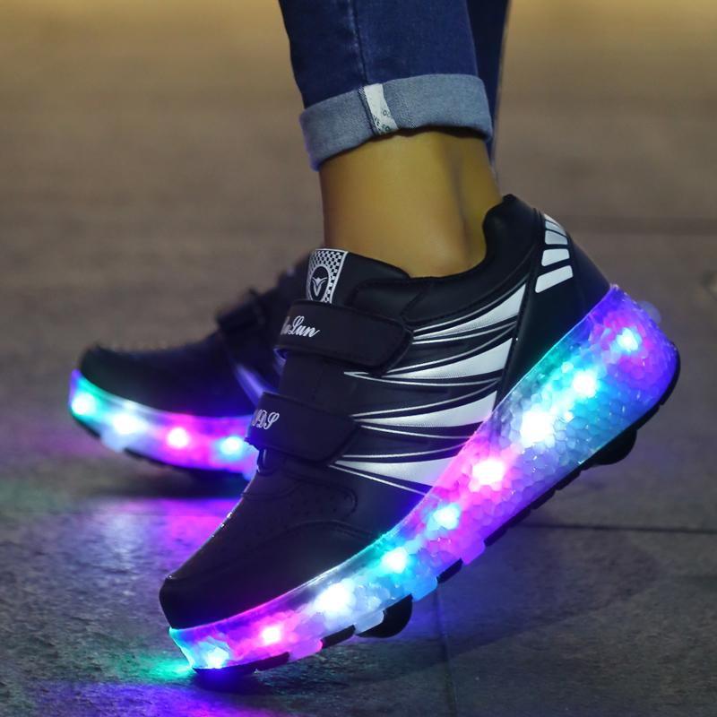 LED Light Wheel Shoes - kids