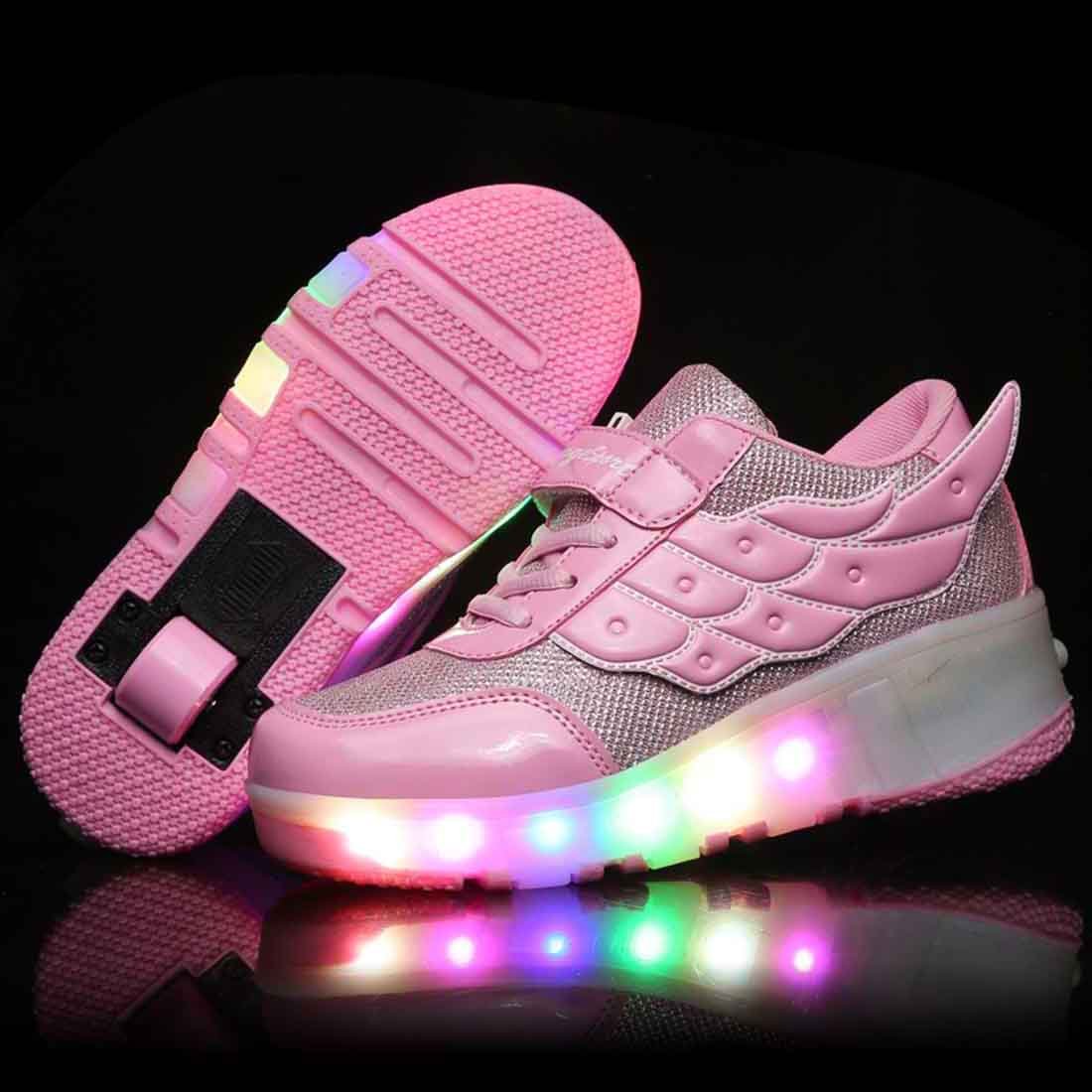 Comfortable Mesh Surface Roller Shoes - kids