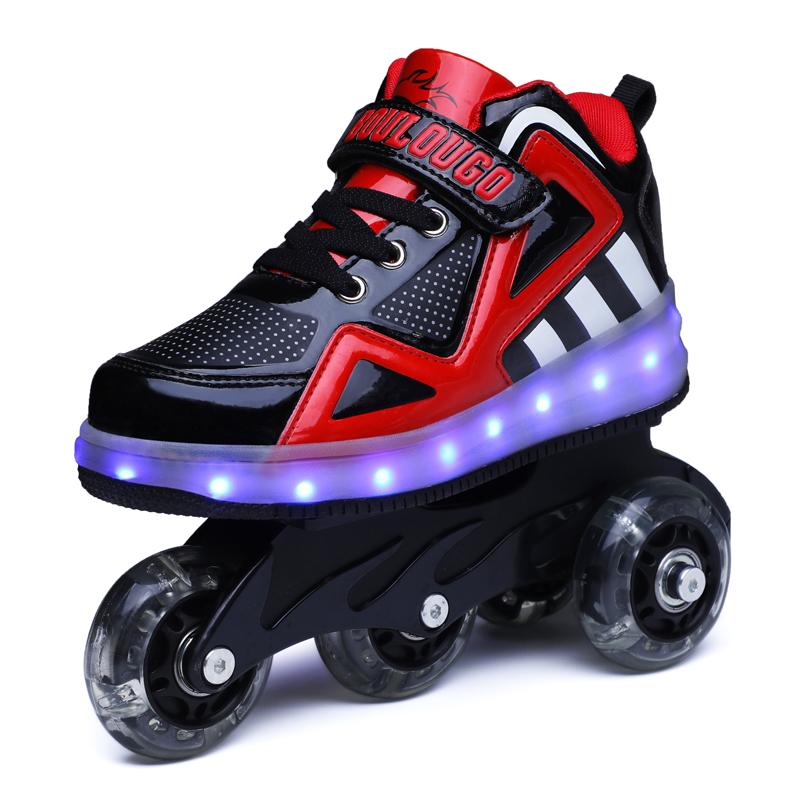 Roller Skates Shoes Rechargable LED - kids