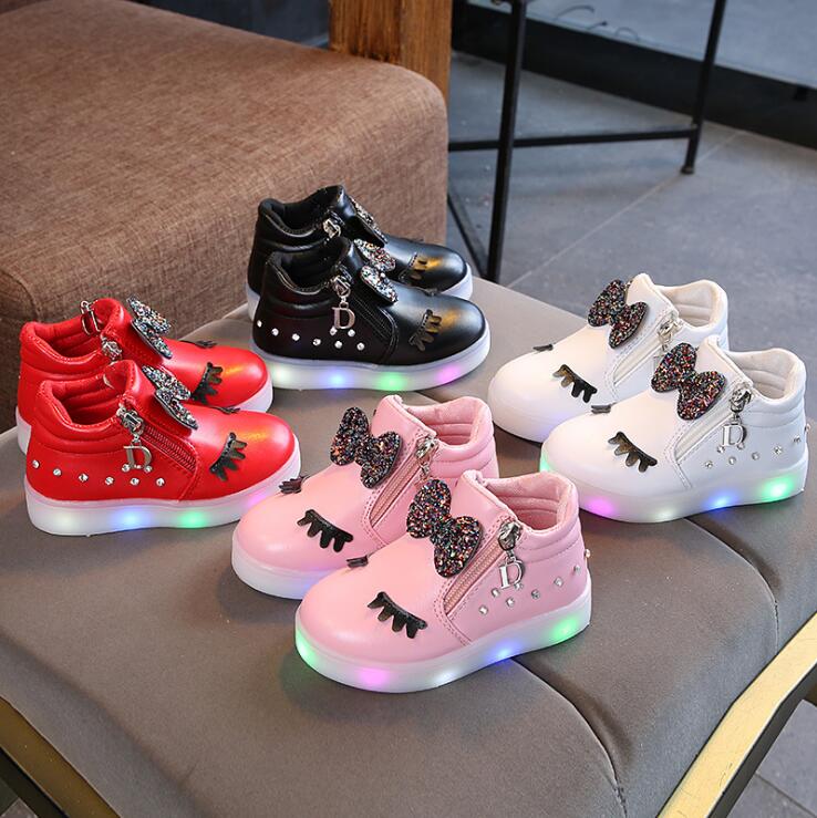 Luminous Sneakers - Toddler & Little Kid Pink